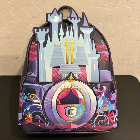 Loungefly Disney Cinderella Castle Mini Backpack - Picture 11 of 14
